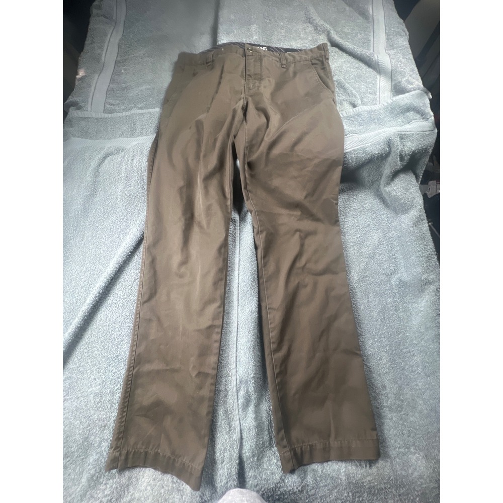 Billabong Chino Pants Mens Size 36X32 Brown Flat Front Casual Workwear